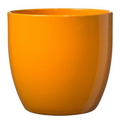 Mali Orange Ceramic Plant Pot (Dia)40Cm