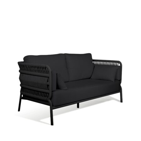 Mindo | 106 Seater sofa, Farve Dark Grey, Størrelse 2 1/2 personers