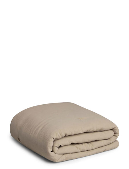 Muslin Filled Blanket Home Sleep Time Blankets & Quilts Grøn Garbo&Friends