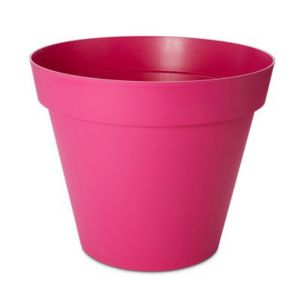 Nurgul Pink Plastic Plant Pot (Dia)100Cm