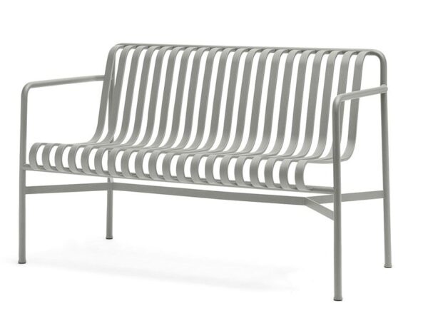 PALISSADE | Garden bench with armrests