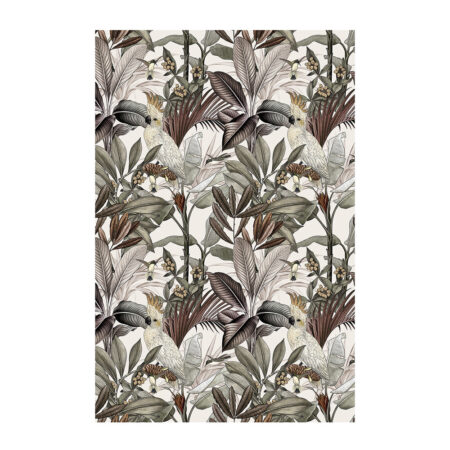 PODEVACHE - Orient Extreme Rug - Mixed Jungle Leaf Print - 99x150cm
