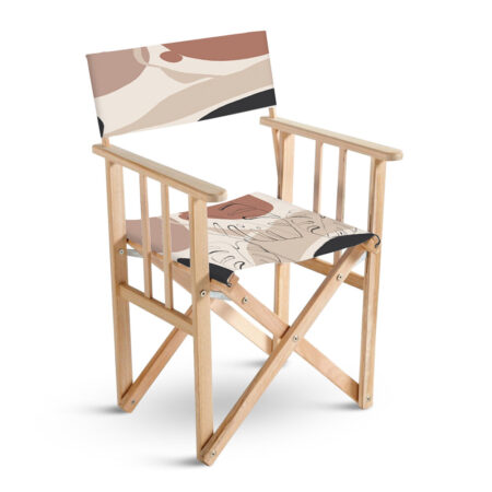 PODEVACHE - Terra Nova Garden Chair - Abstract Leaf Print