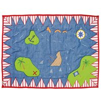 Pirate Shack Floor Quilt by Win Green - Small