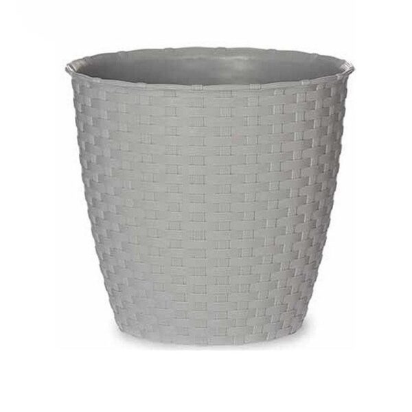 Plant pot Grey Plastic (19 x 17,5 x 19 cm)