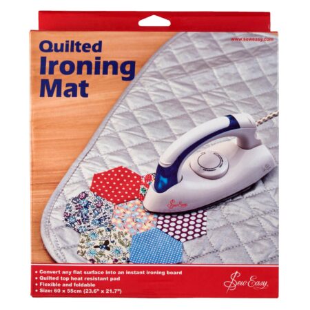 Quilted Ironing Mat Silver