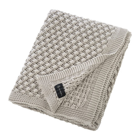 Retreat - Weave Effect Knitted Throw - 130x170cm