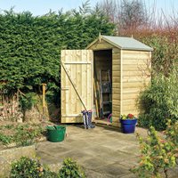Rowlinson Oxford 4 x 3 Garden Shed in Natural Timber