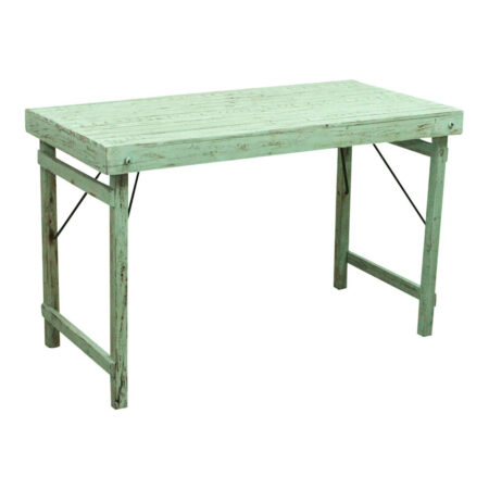 SJÄLSÖ NORDIC rektangulær havebord - grøn genbrugstræ (120x60)
