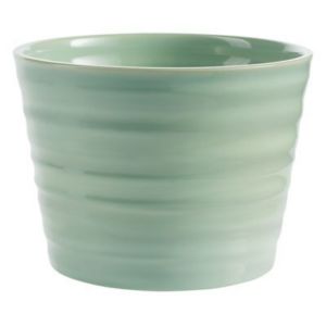 SK Brushed Green Ceramic Plant Pot