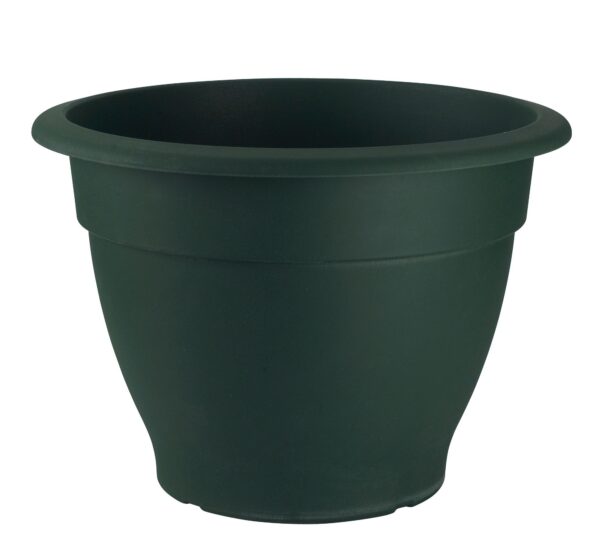 Sankey Bell Round Dark Green Ceramic Effect Plant Pot (H)570mm (Dia)660mm
