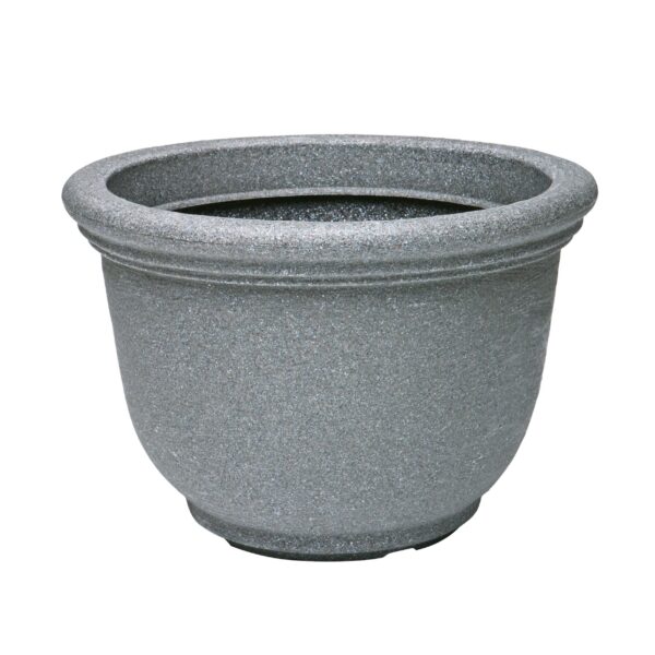 Sankey Florence Round Plastic Light Grey Plant Pot (H)860mm (Dia)4200mm