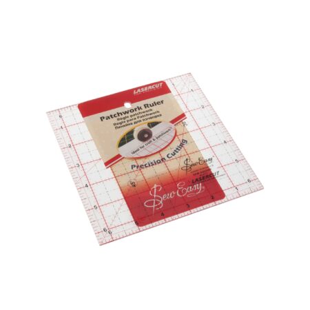 Sew Easy Square Quilting Ruler White