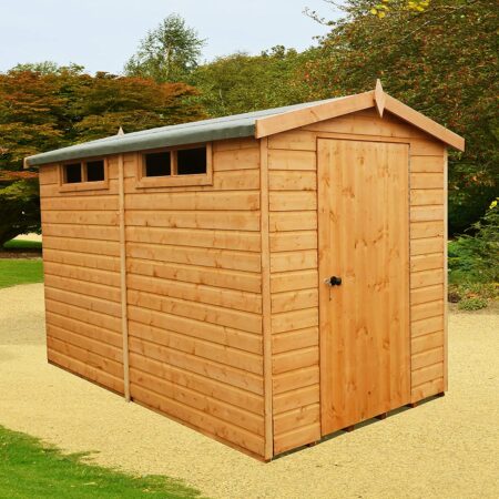 Shire Security 10 x 8 Shiplap Tongue and Groove Dip Treated Garden Shed