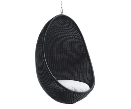 Sika Design Hanging Egg Chair - Udendørs - Sort