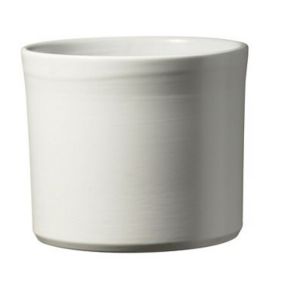 Soendgen Keramik White Ceramic Straight Edge Plant Pot