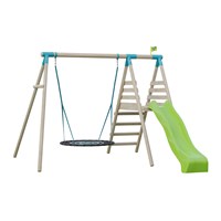 TP Toys Fiordland Wooden Swing Set & Slide