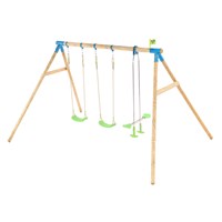 TP Toys Woburn Triple Wooden Swing Set