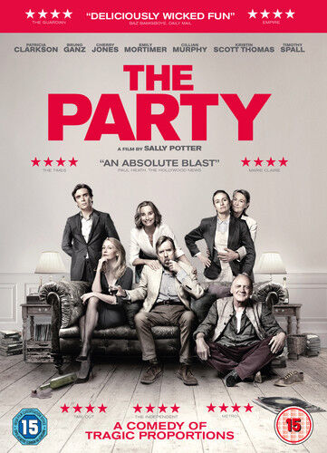 The Party DVD (2018) Patricia Clarkson, Potter (DIR) cert 15 English Brand New