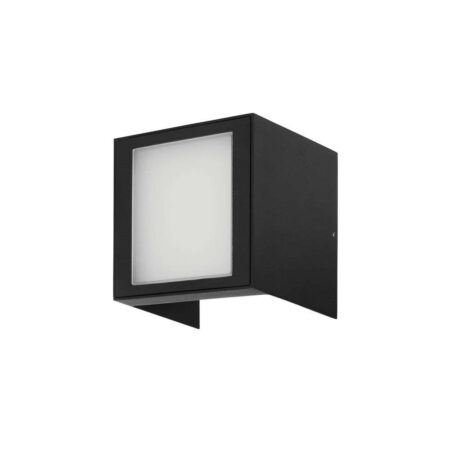 Una LED 9W Udendørs Væglampe Black - Loom Design