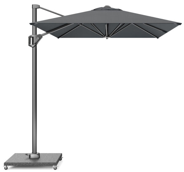 Voyager T1 parasol Mørkegrå/grå exkl. parasolfod 3 x 2 m