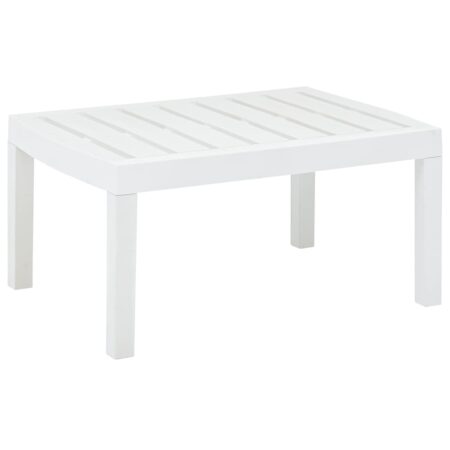 Have sofabord 78 x 55 x 38 cm plastik hvid